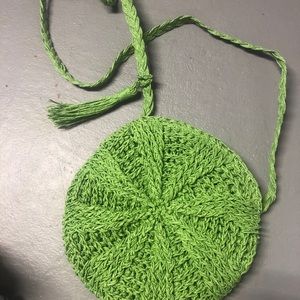 cross body crochet bag